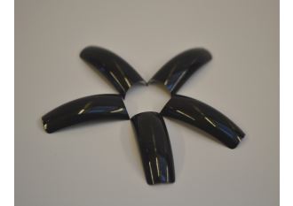 Lamour Black Nail Tips size 0